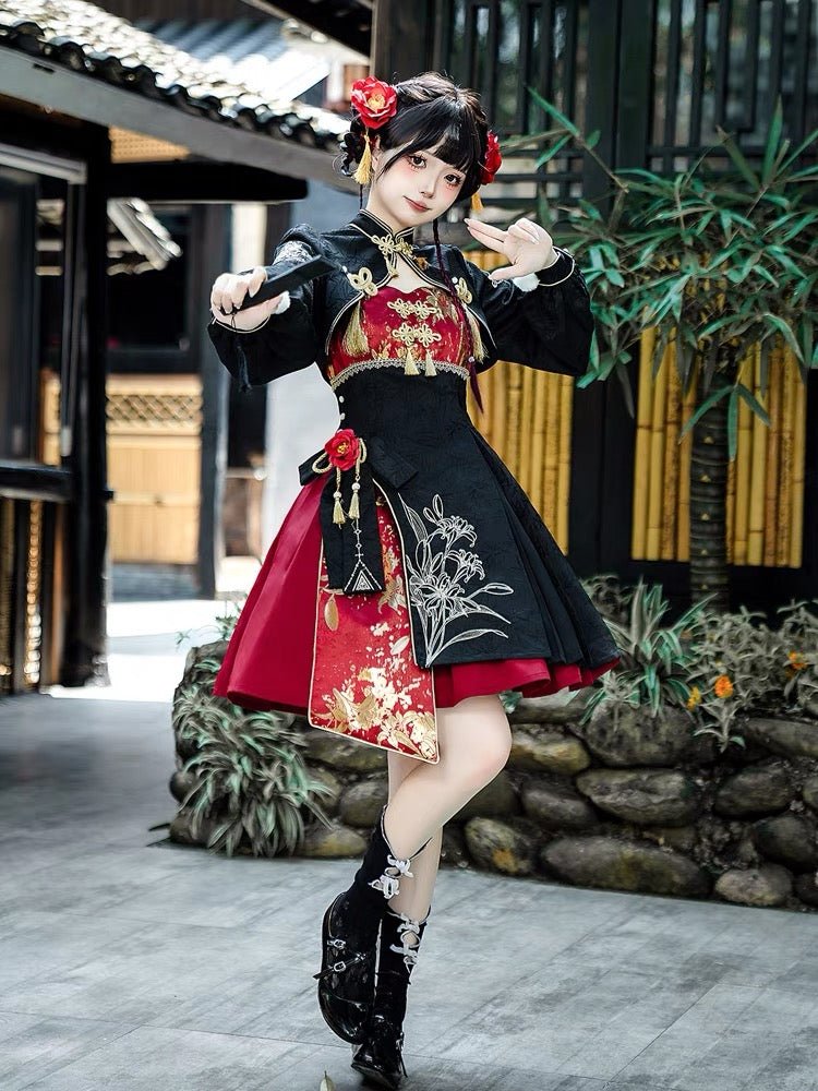 summer dress Qi Lolita JSK Set - Jianxi Hanfu