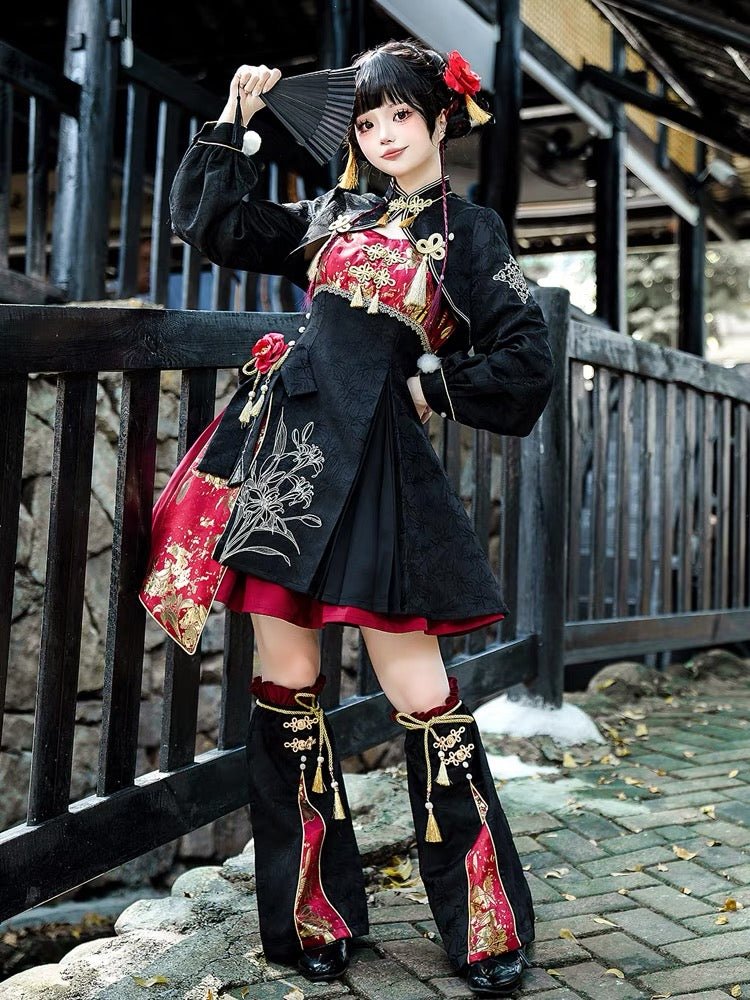 girls' dress Qi Lolita JSK Set - Jianxi Hanfu