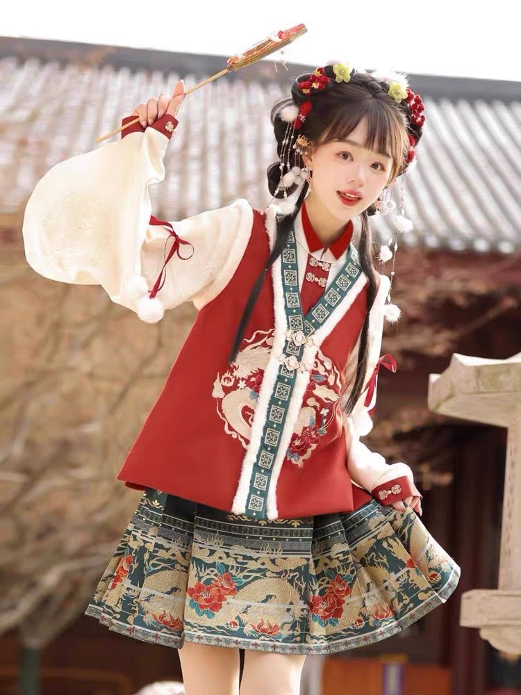 girls' skirt Qi Lolita SK Set - Jianxi Hanfu