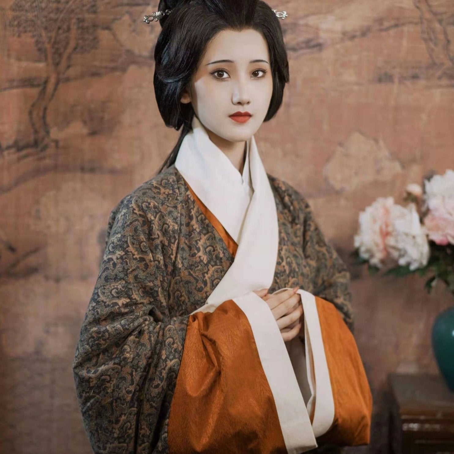 Chinese style women's hanfu robe warring state period robe-Jianxi Hanfu