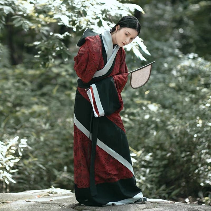 Qin Han Dynasty Women's Hanfu Zhanguopao Quju - Dong Li - Jianxi Hanfu