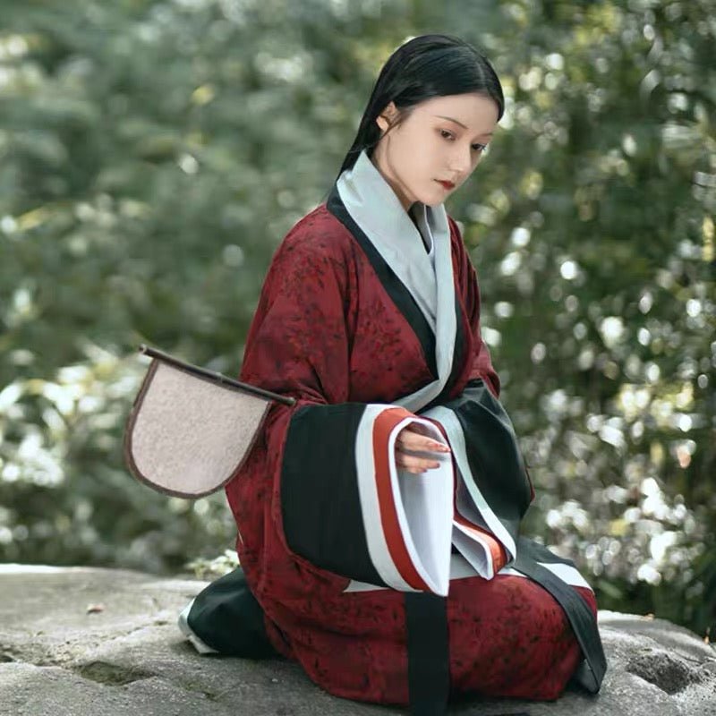 Qin Han Dynasty Women's Hanfu Zhanguopao Quju - Dong Li - Jianxi Hanfu