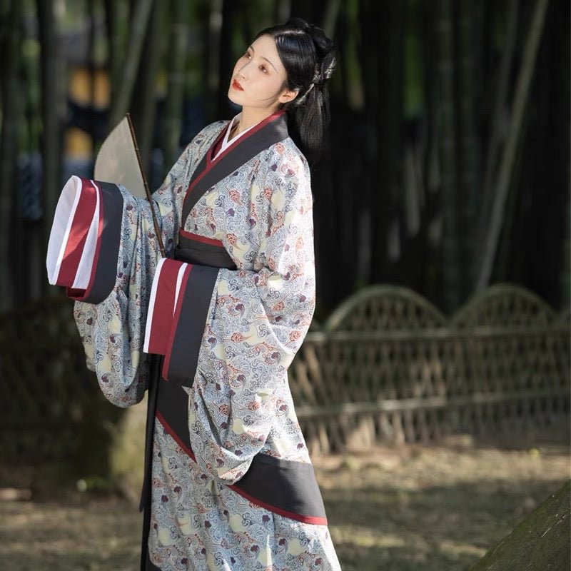 Qin Han Dynasty Women's Hanfu Zhanguopao Quju - Er Ya - Jianxi Hanfu