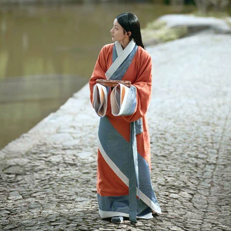 Qin Han Dynasty Women's Hanfu Zhanguopao Quju - Qin Shu - Jianxi Hanfu
