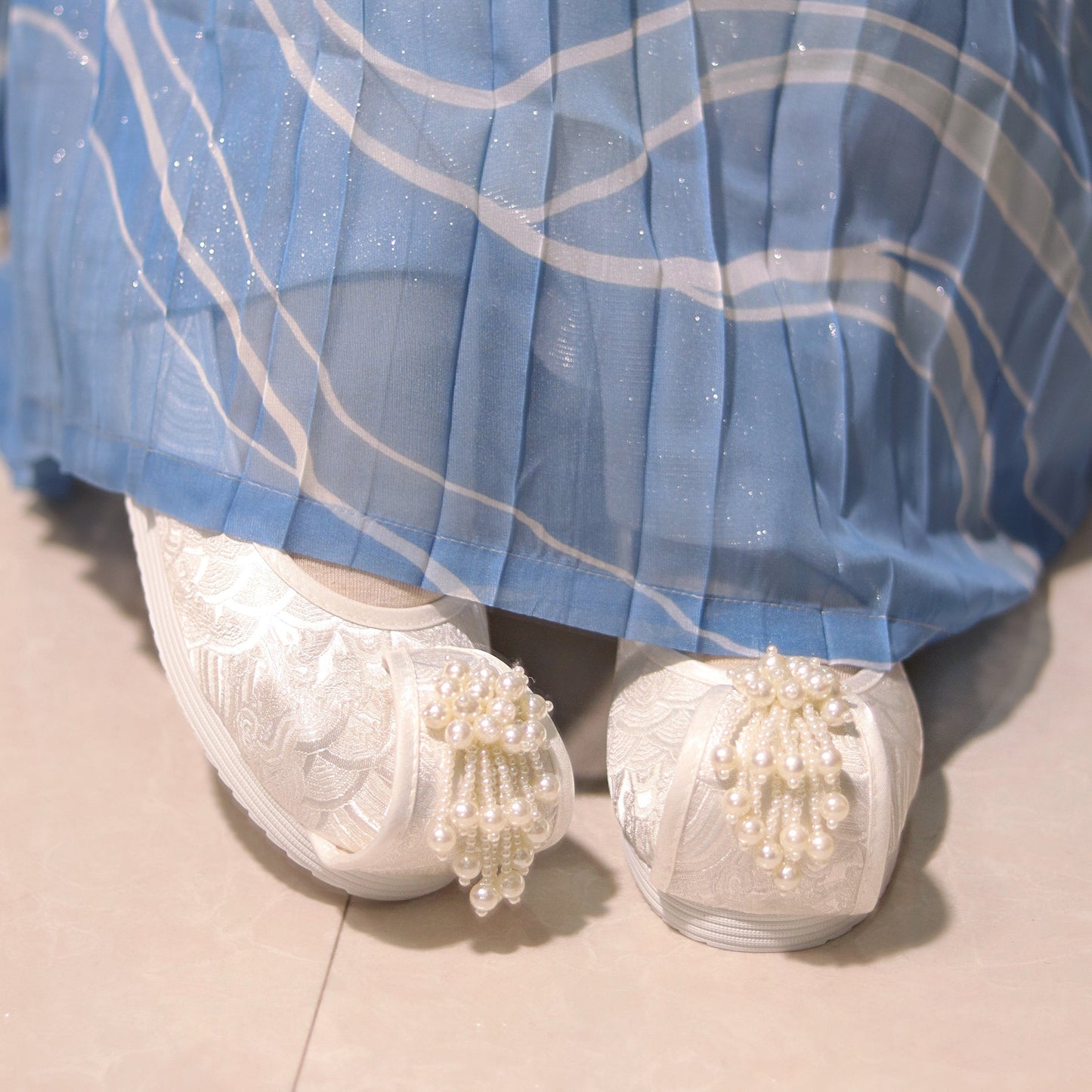 white hanfu shoes hot sale chinese shoes-Jianxi Hanfu
