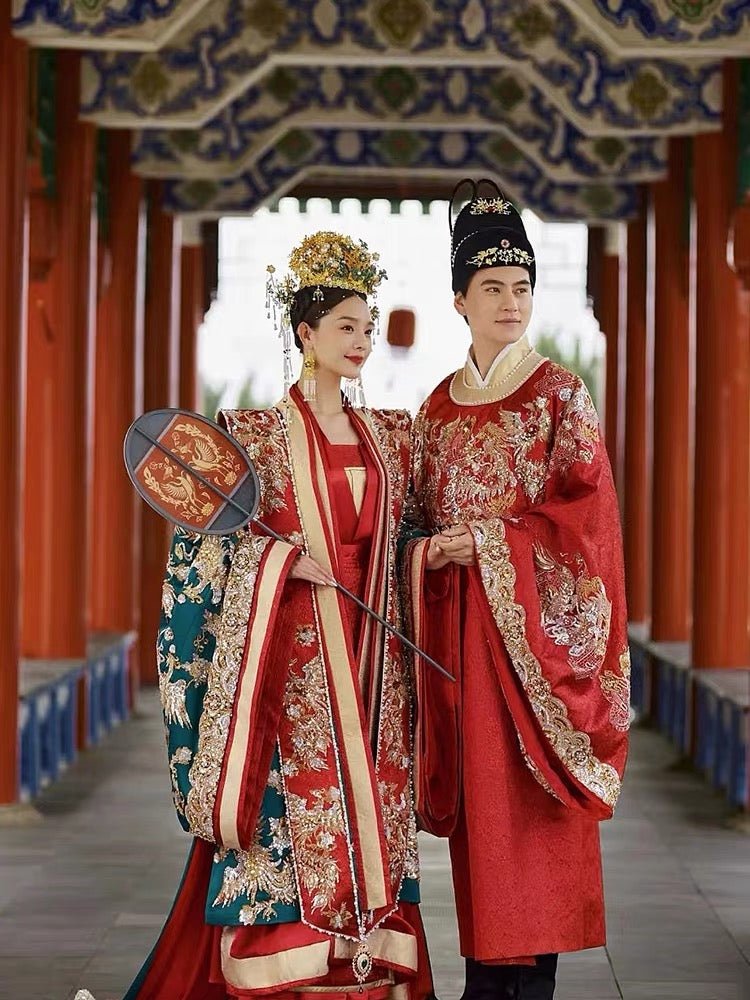 Song Dynasty Wedding Attire - Jianxi Hanfu