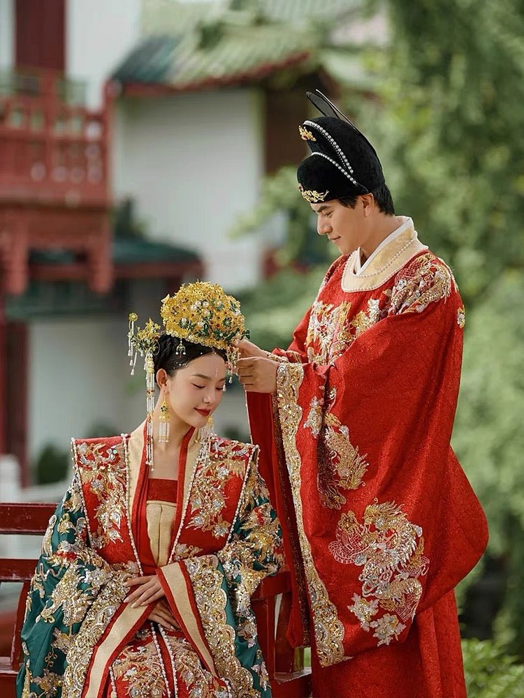 Song Dynasty Wedding Attire - Jianxi Hanfu