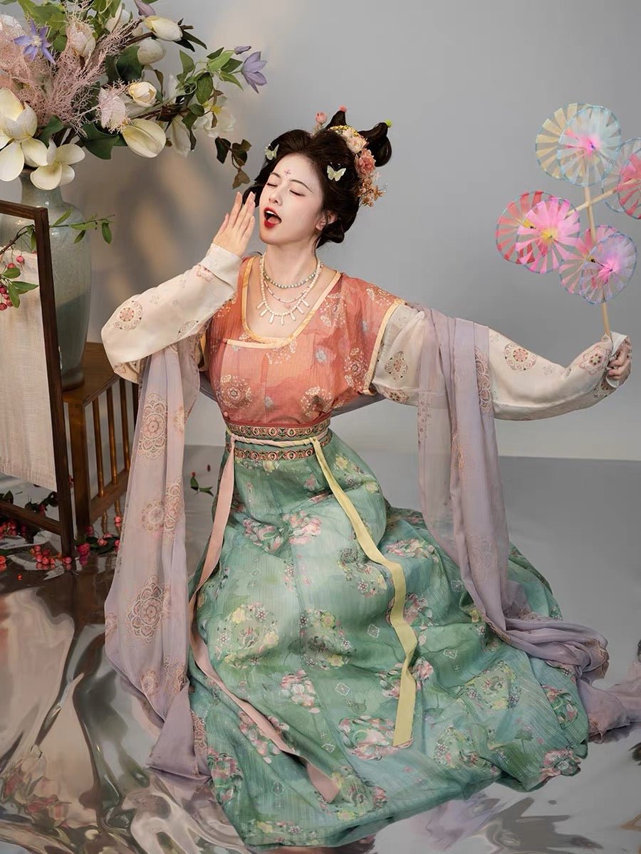 summer spirit dress qiyao ruqun-Jianxi Hanfu
