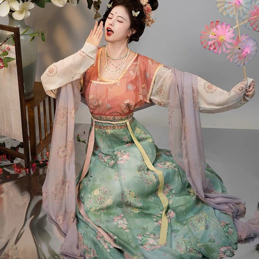 summer spirit dress qiyao ruqun-Jianxi Hanfu