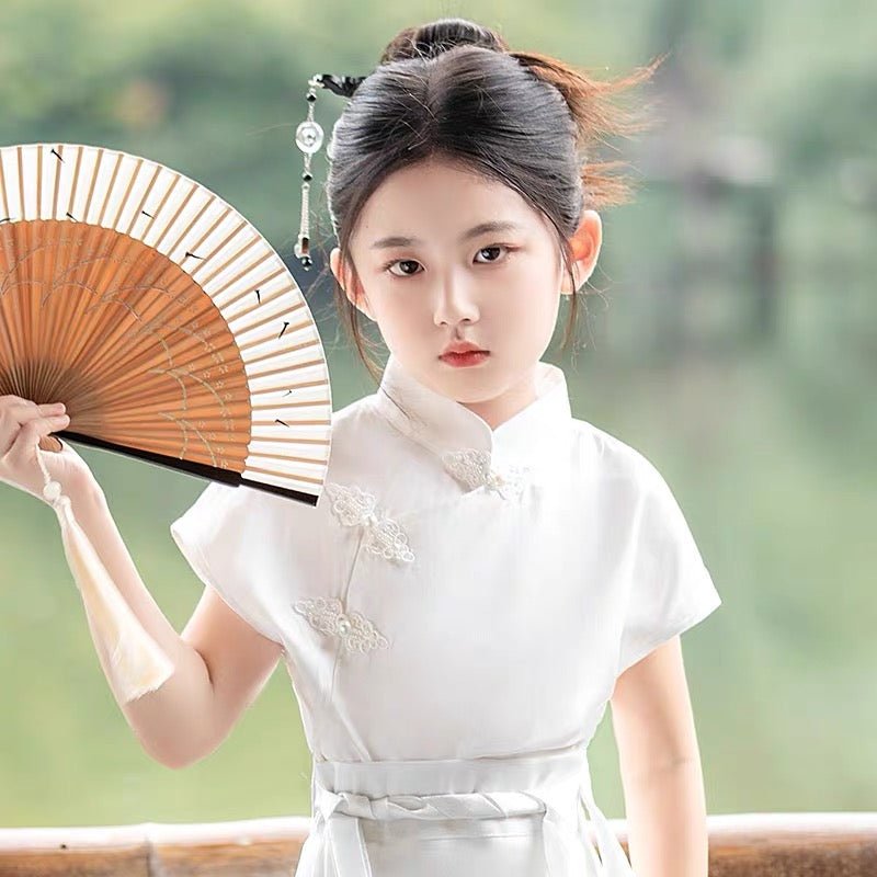 Summer tops of Chinese - style children's Hanfu - Jianxi Hanfu