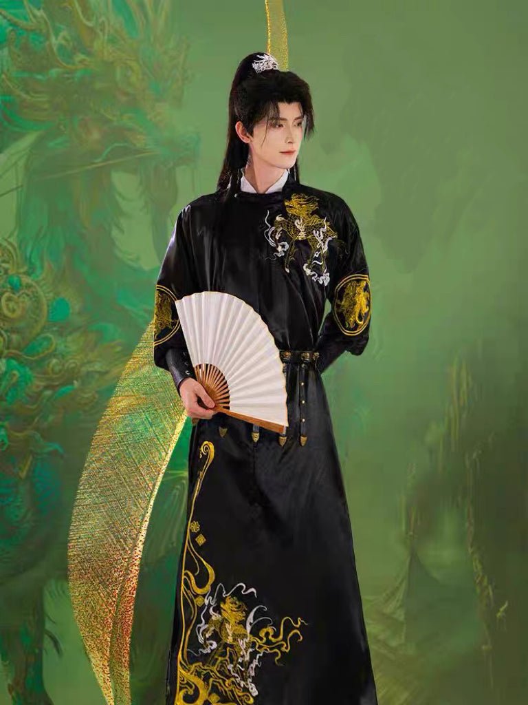 Tang Dynasty Men's Hanfu Qi Lin - Jianxi Hanfu