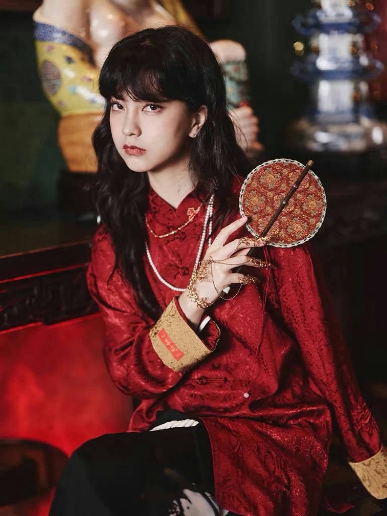 Tang Dynasty Modern Hanfu Tang Suit Jacket - Cai Shen - Jianxi Hanfu