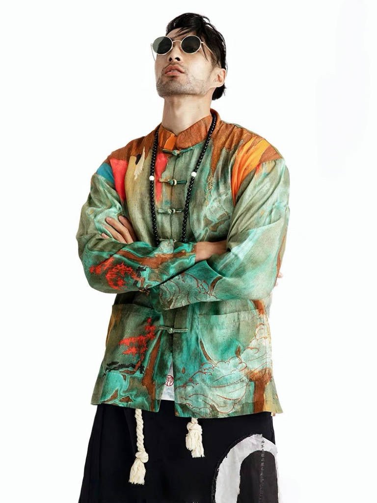 Tang Dynasty Modern Hanfu Tang Suit Jacket - Gui Qu Lai - Jianxi Hanfu