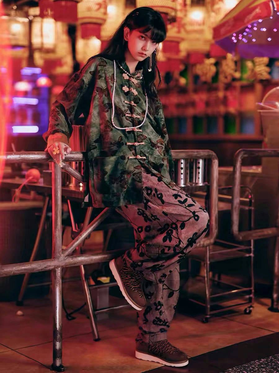 Tang Dynasty Modern Hanfu Tang Suit Jacket - Hu Die - Jianxi Hanfu