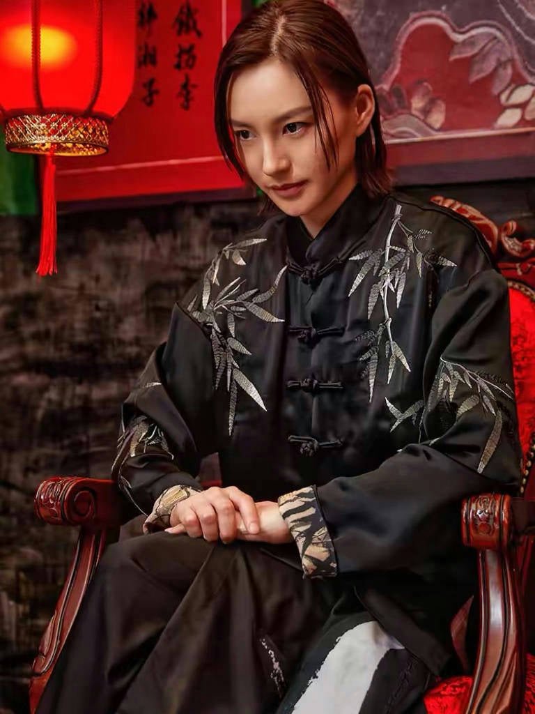 Tang Dynasty Modern Hanfu Tang Suit Silk - Chuan Lin Da Ye - Jianxi Hanfu