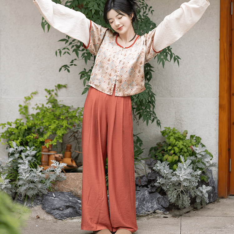 tang dynasty women's hanfu white shirt - Jianxi Hanfu