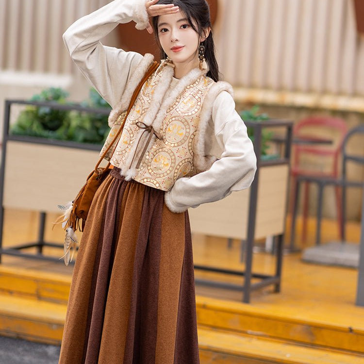 navy blue dress for baby girl Korean Winter Dresses main image 1