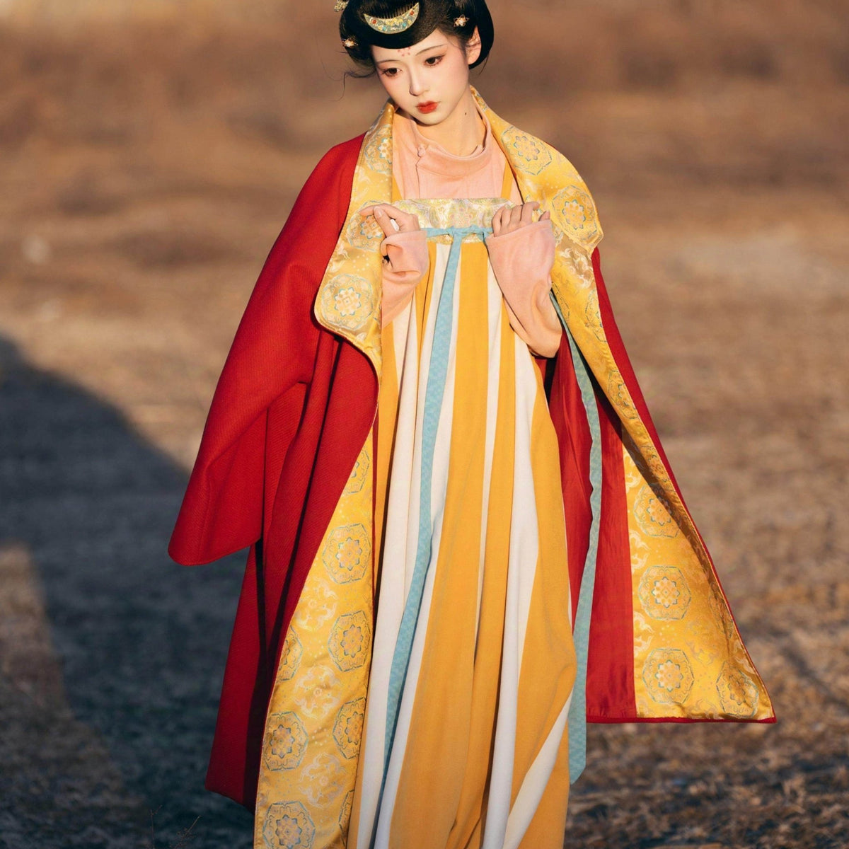 tang dynasty women's plus size spring clothes - Jianxi Hanfu