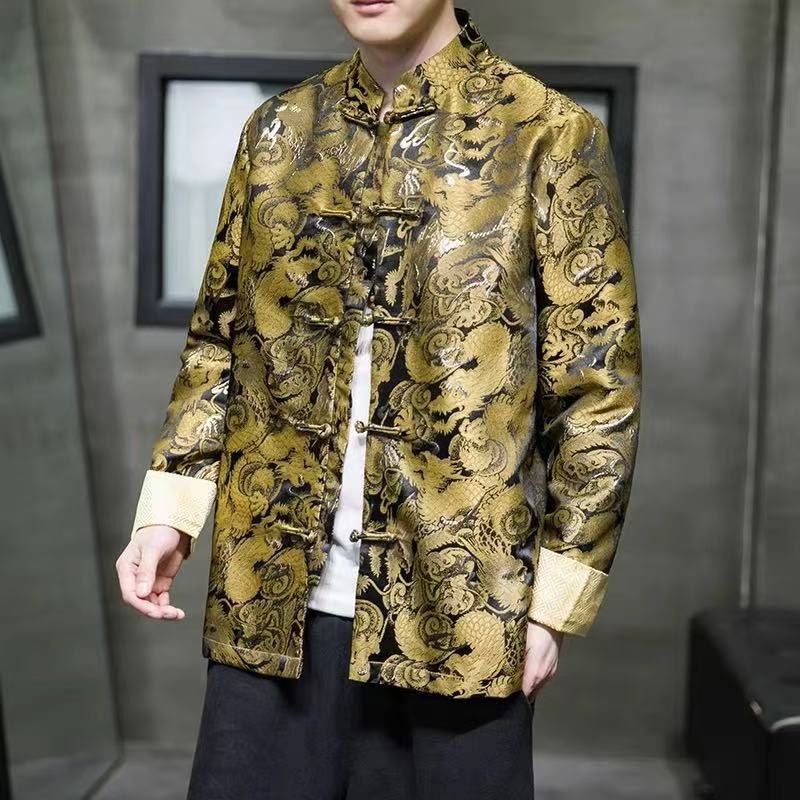 Tang Suit Jacket Boss Style - Jianxi Hanfu