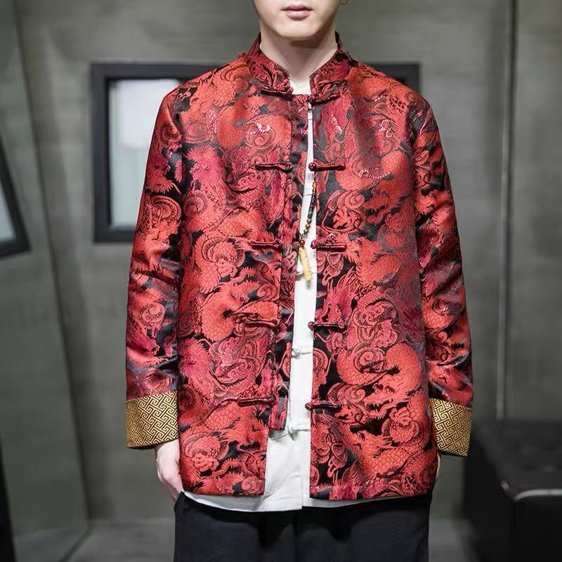 Tang Suit Jacket Boss Style - Jianxi Hanfu