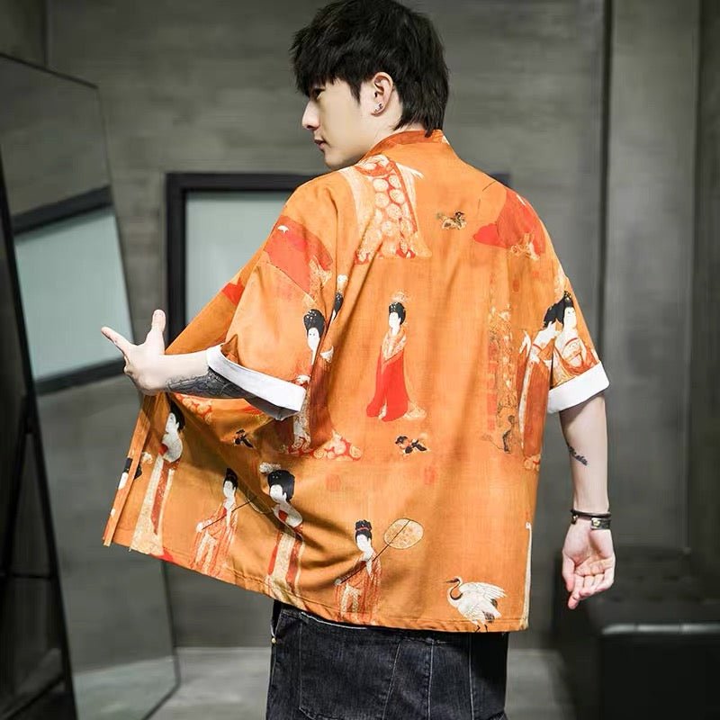 tang suit chinese men's clothes-Jianxi Hanfu