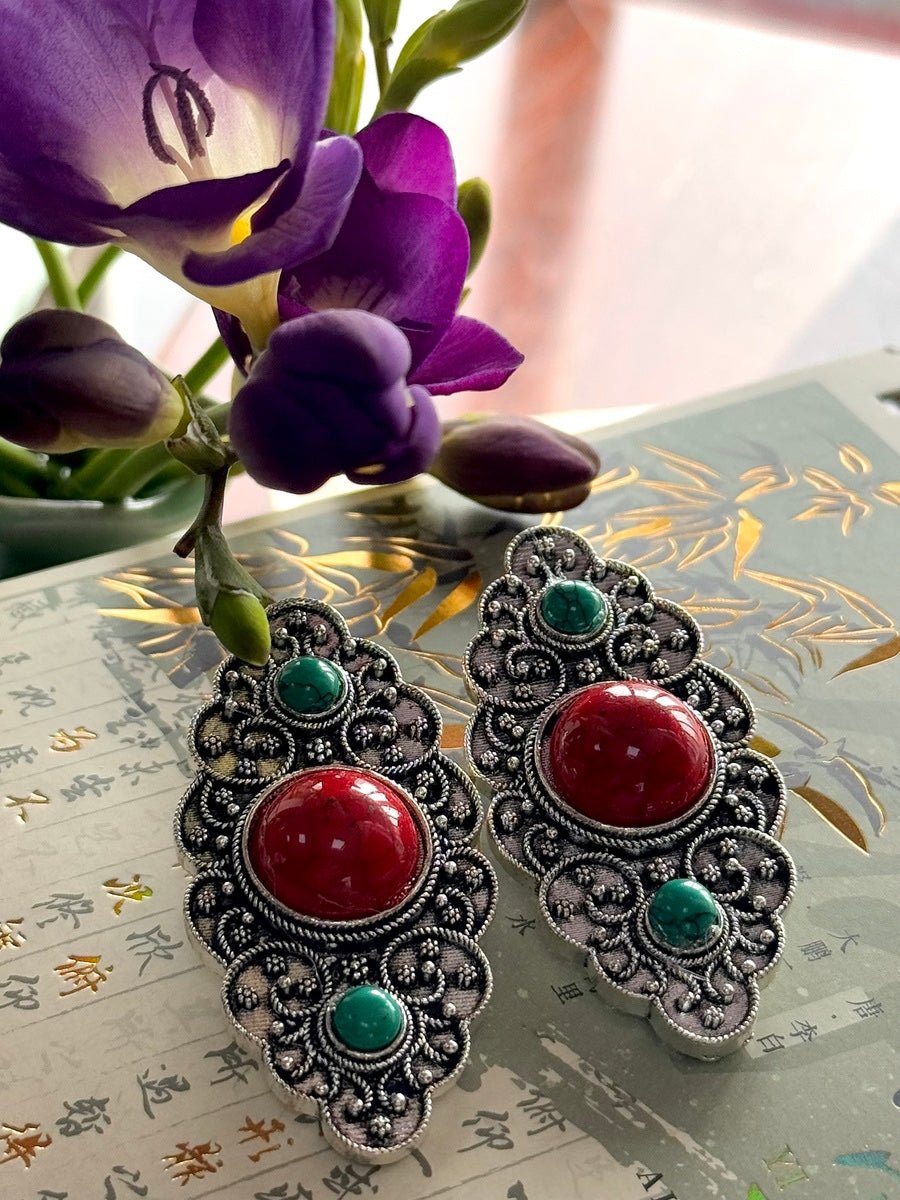 Tibetan - Style Chinese Hair Clip - Jianxi Hanfu