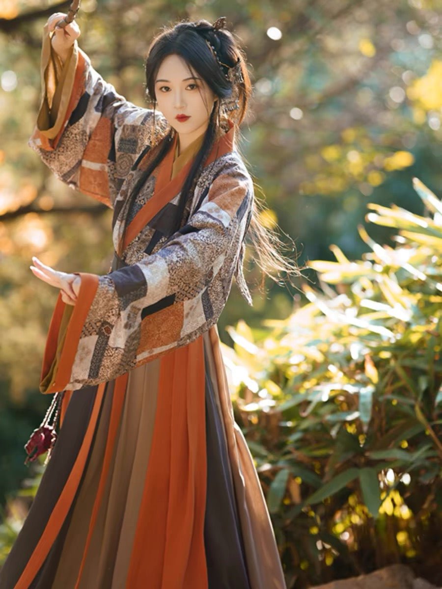 girls' dress costume-Jianxi Hanfu