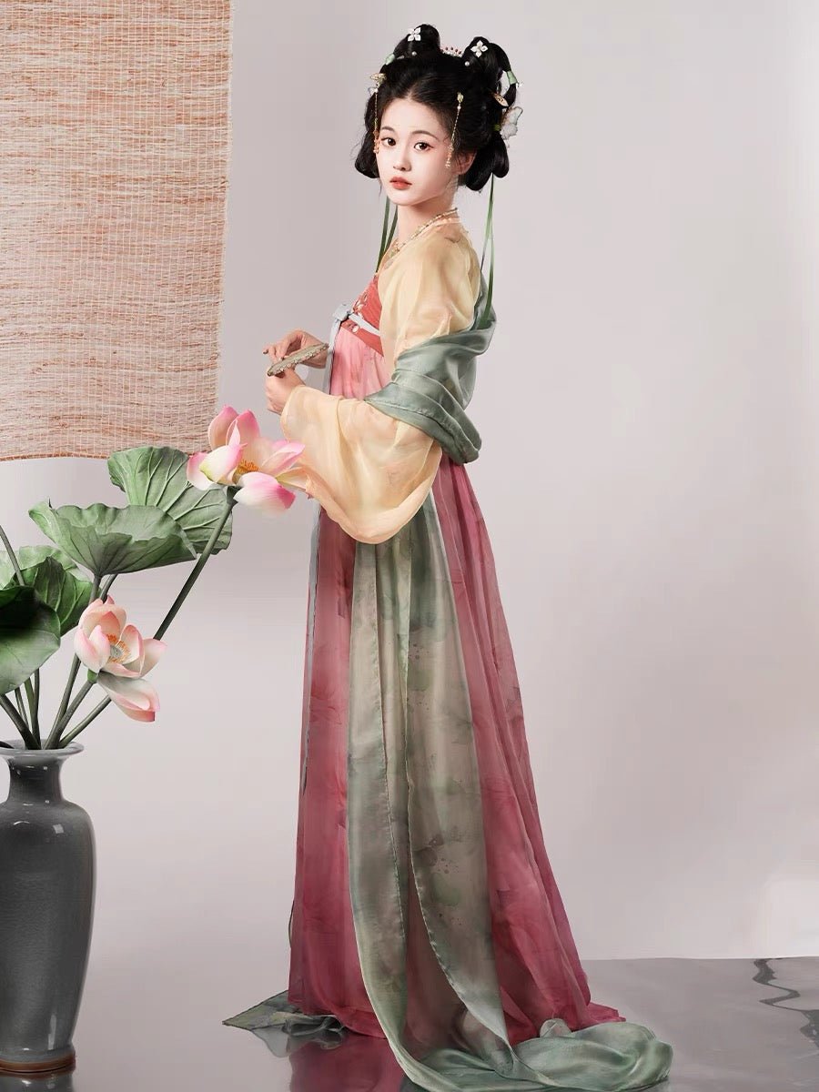 qixiong ruqun summer girls dress-Jianxi Hanfu