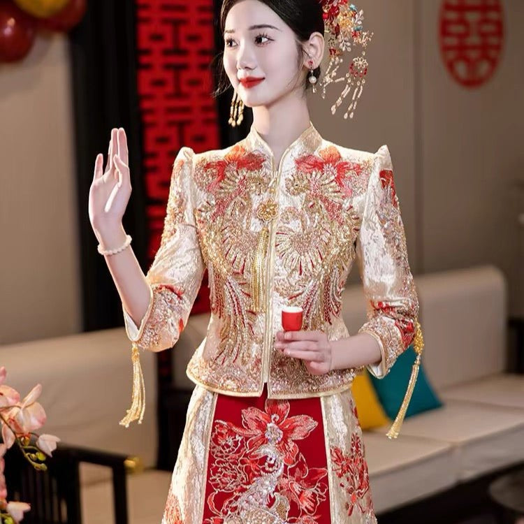 Wedding Dress Bride Dress Asian Wedding Dress Women's Hanfu Wedding Dress Bride Dress Asian Wedding Dress Women's Hanfu