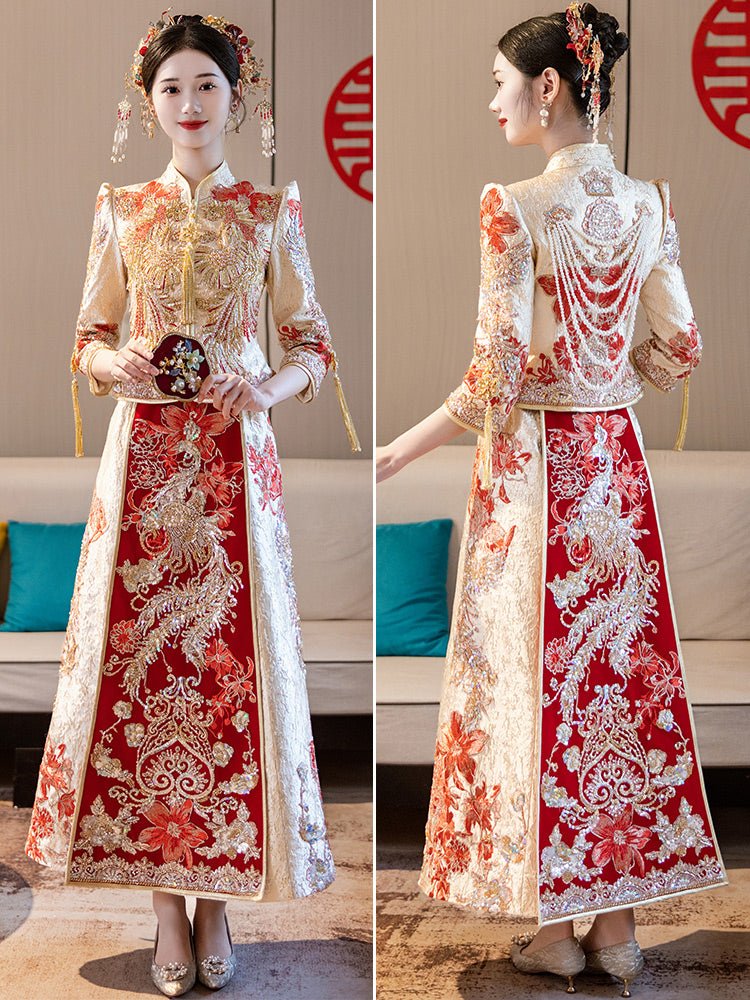Aisa bride wedding dress chinese dress-Jianxi Hanfu