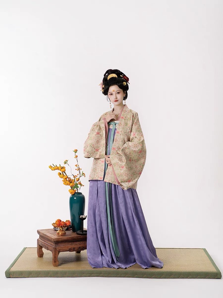 Xi Yue Tang Dynasty Silk Hanfu Ruqun (Presale) - Jianxi Hanfu