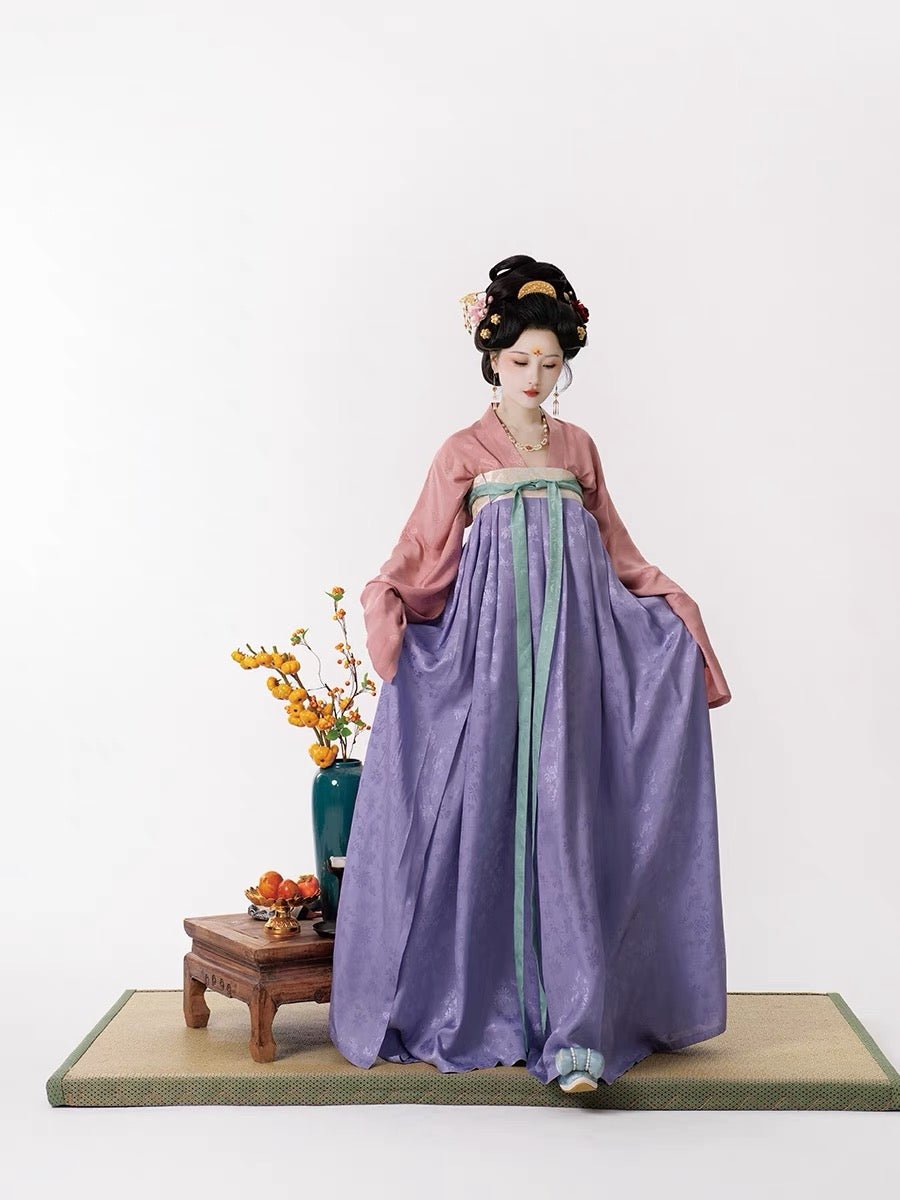 Xi Yue Tang Dynasty Silk Hanfu Ruqun (Presale) - Jianxi Hanfu