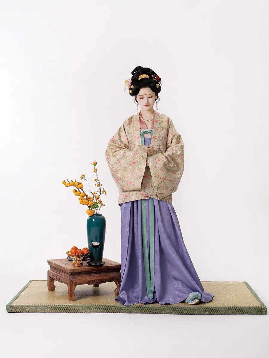 Xi Yue Tang Dynasty Silk Hanfu Ruqun (Presale) - Jianxi Hanfu
