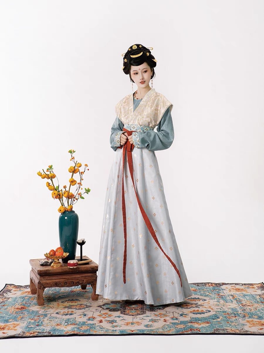 girls dress tang dynasty qiyao ruqun -Jianxi Hanfu