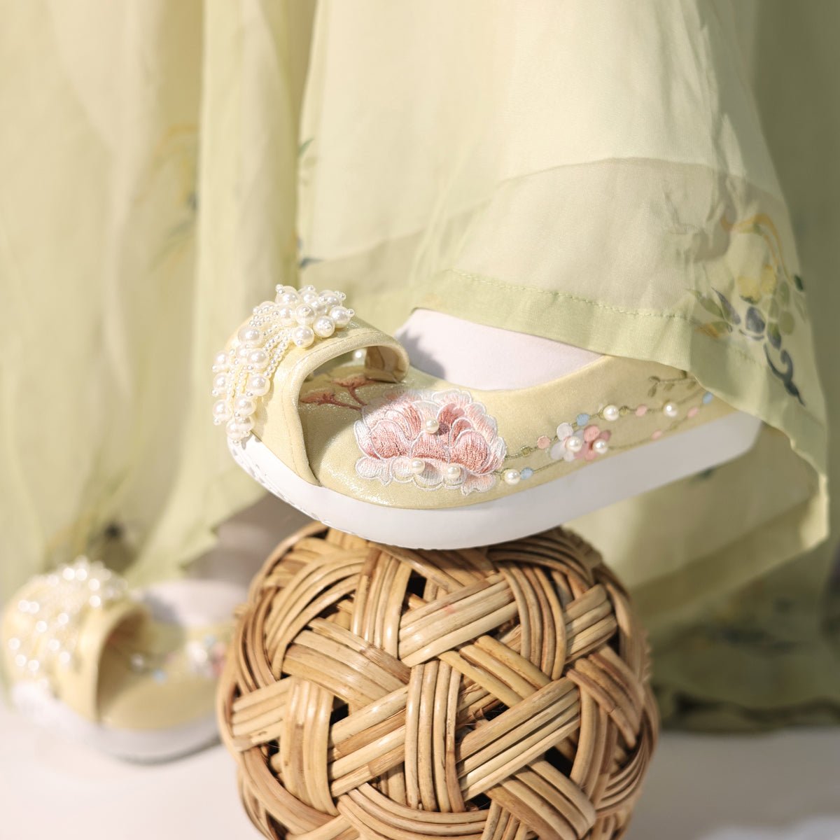 tang dynasty chinese hanfu shoes-Jianxi Hanfu