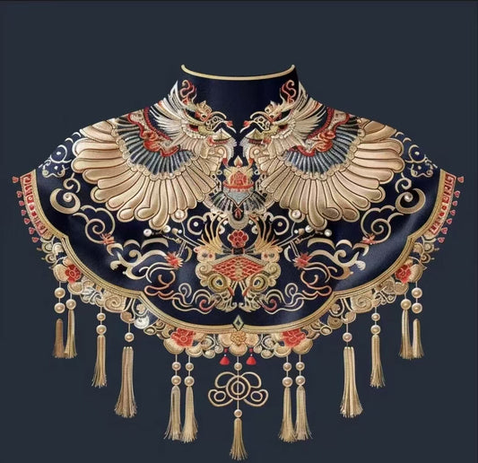 Yunjian Chinese cloud collar_jianxi hanfu