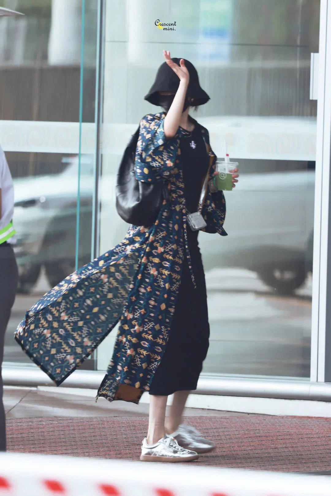 chinese tang dynasty women's hanfu blue round collar robe - Jianxi Hanfu