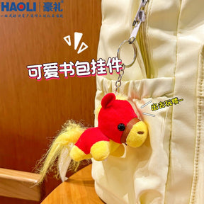 2026 Year of the Horse Benmingnian Plush Keychains Couple Backpack Small Charms - Jianxi Hanfu