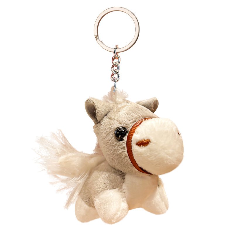 2026 Year of the Horse Benmingnian Plush Keychains Couple Backpack Small Charms - Jianxi Hanfu