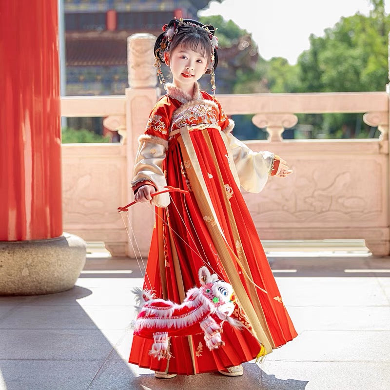 baby clothes baby costume Girls' Winter Hanfu Ruqun - Jianxi Hanfu