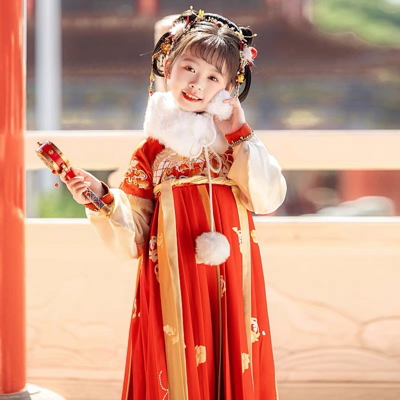 baby clothes baby costume Girls' Winter Hanfu Ruqun - Jianxi Hanfu