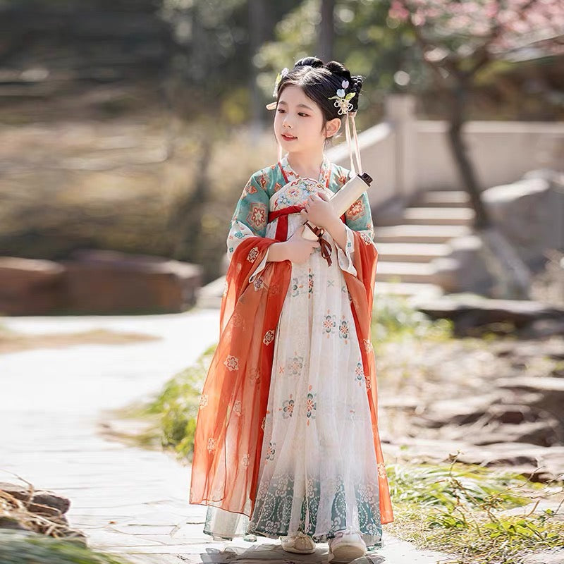 baby clothes baby costume Girls' Tang Dynasty Hanfu -yi chang an - Jianxi Hanfu