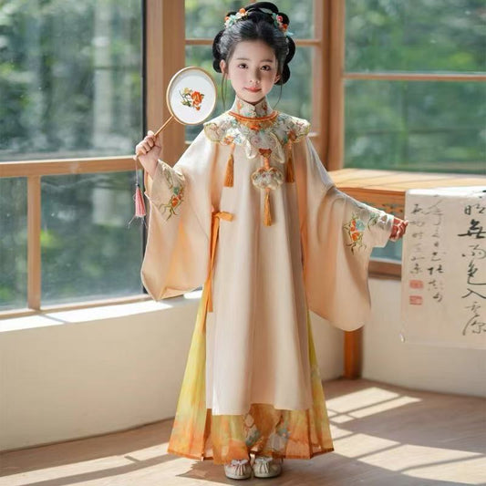 baby clothes baby costume Girls' Tang Dynasty Hanfu Skirt - Jianxi Hanfu