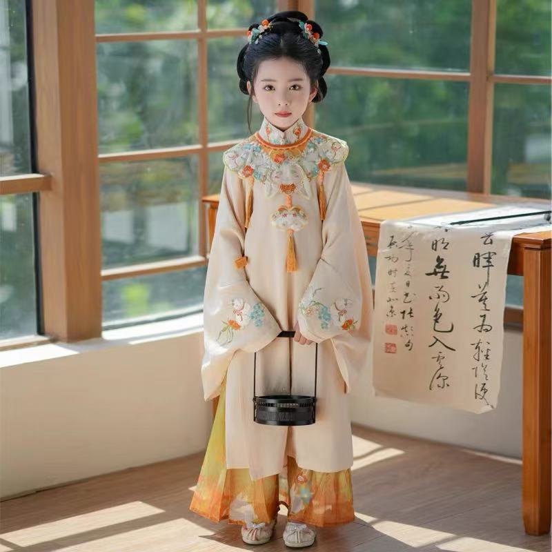 baby clothes baby costume Girls' Tang Dynasty Hanfu Skirt - Jianxi Hanfu