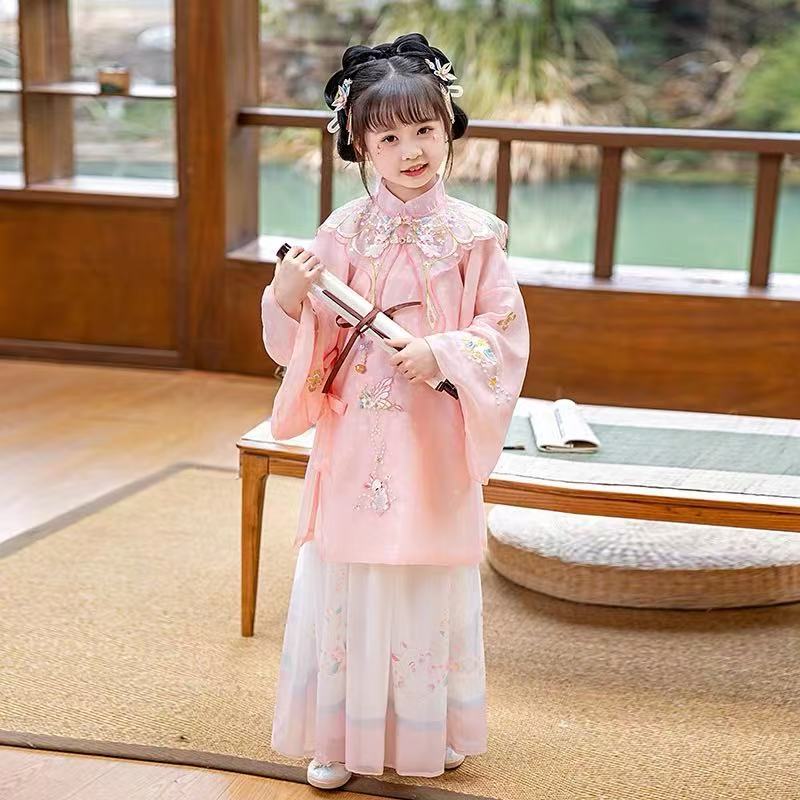 baby clothes baby costume Girls' Hanfu Ming Dynasty Dress Fairy - Jianxi Hanfu