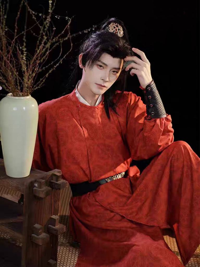 Chinese male hanfu tang dynasty clothes men's hanfu rope Chinese costume men's clothes - Jianxi Hanfu