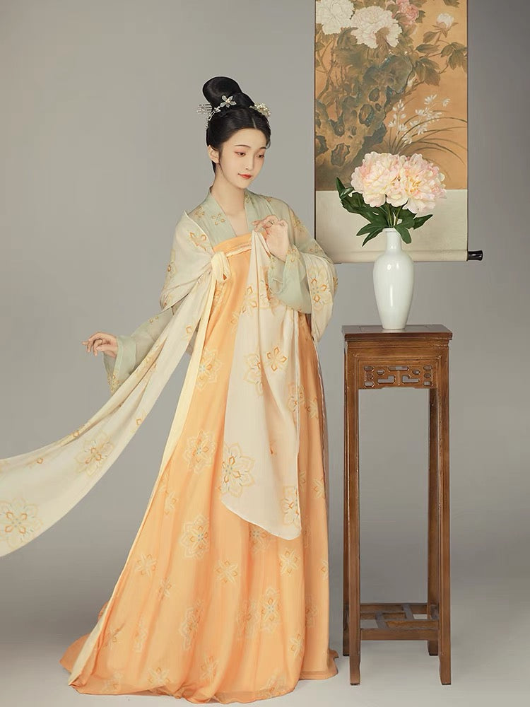 tang dynasty hanfu Empress Wu Zetian-Jianxi Hanfu