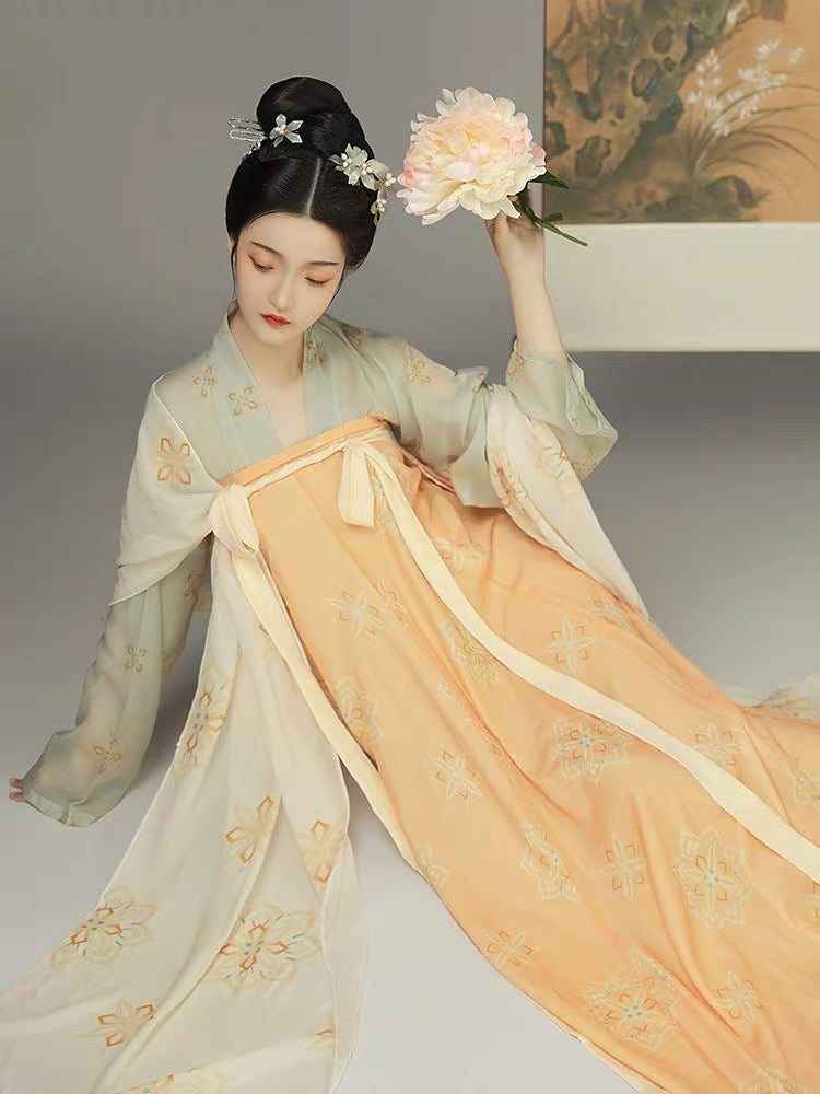 tang dynasty hanfu Empress Wu Zetian-Jianxi Hanfu