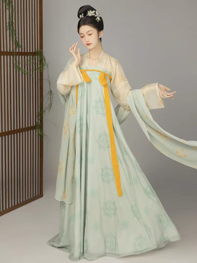 tang dynasty hanfu Empress Wu Zetian-Jianxi Hanfu