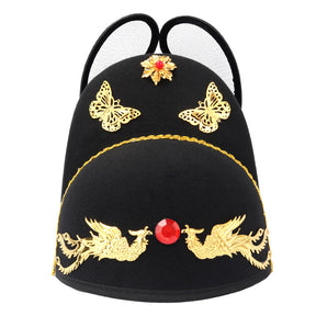 Ming Dynasty Golden-thread Yishan Crown pheonix pattern - Jianxi Hanfu